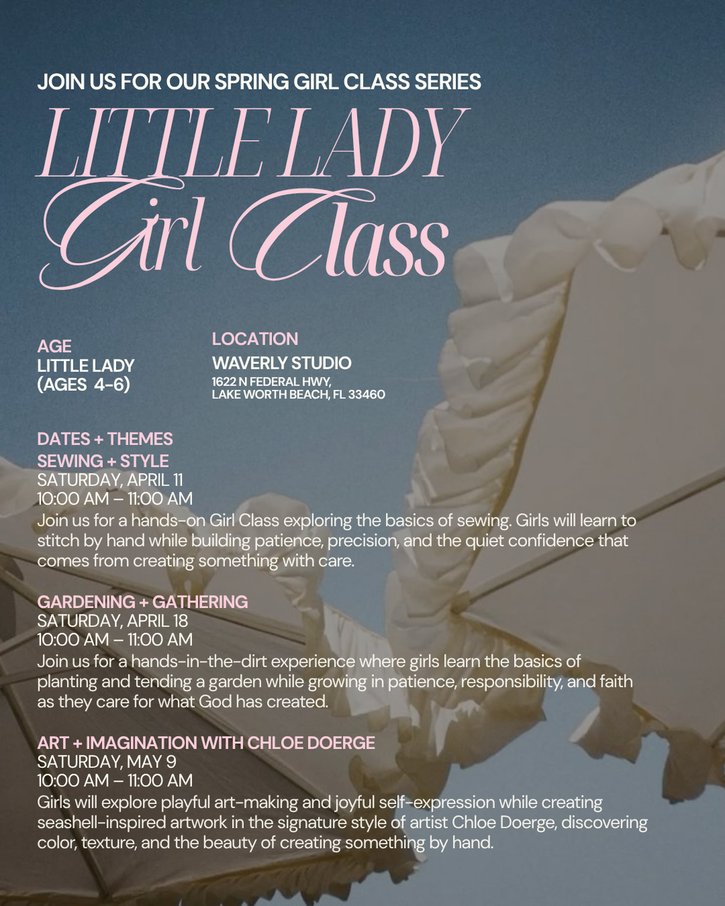 Spring Little Lady Girl Classes (ages 4-6)