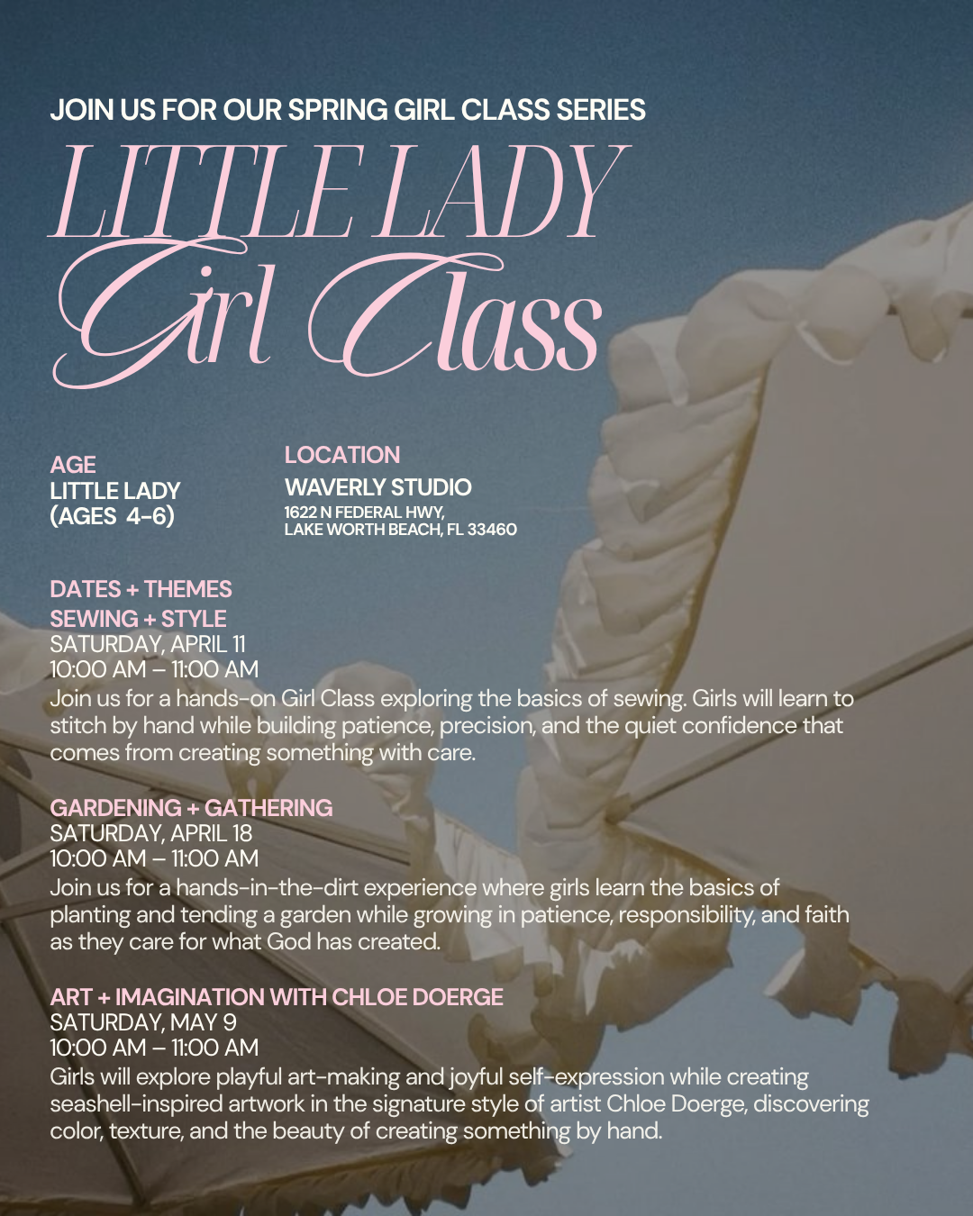 Spring Little Lady Girl Classes (ages 4-6)