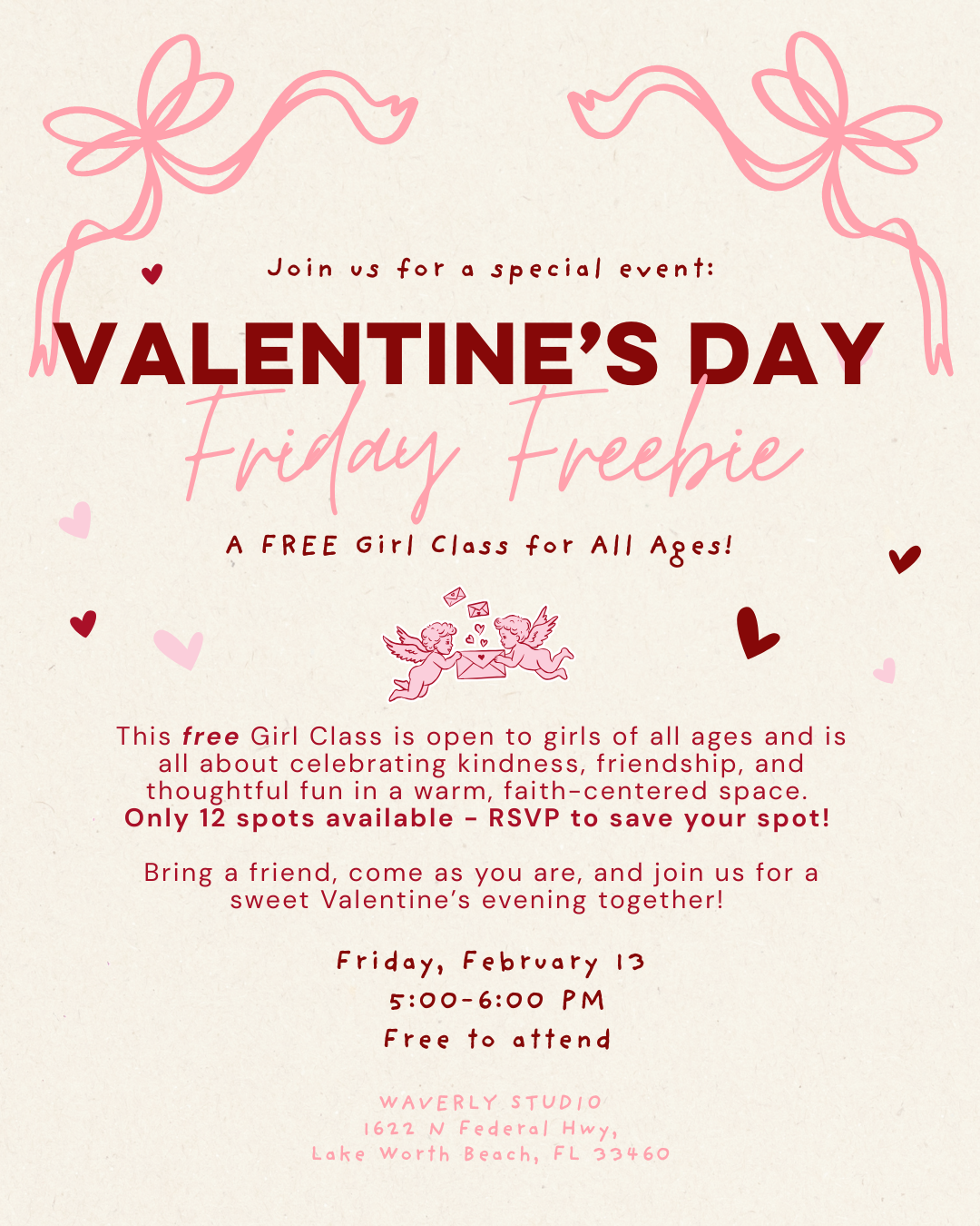 FREE Valentine's Special Girl Class